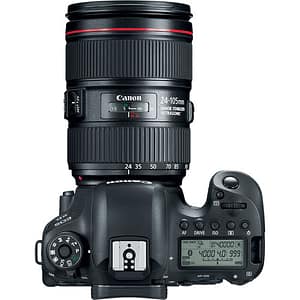 كاميرا كانون EOS 6D Mark II، هيكل بدقة 26.2 ميجابكسل، كاميرا DSLR، لون أسود، إصدار السعودية مع ضمان السعودية